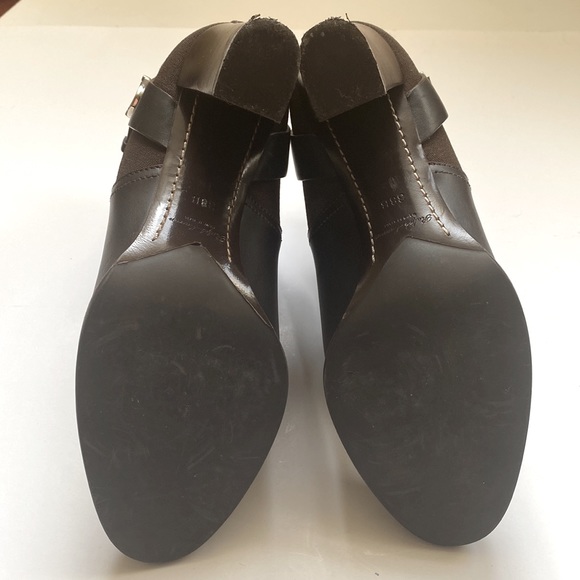 Ralph Lauren Brown Leather Heeled Booties - Picture 8 of 12